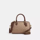 Sac Satchel Rowan en toile signature