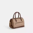 Sac Satchel Rowan en toile signature