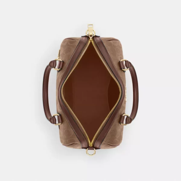 Sac Satchel Rowan en toile signature – Image 4