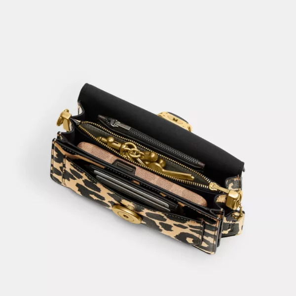 Sac épaule Tabby 20 avec imprimé léopard – Image 3