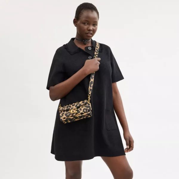 Sac épaule Tabby 20 avec imprimé léopard – Image 6