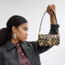 Sac épaule Tabby 20 avec imprimé léopard