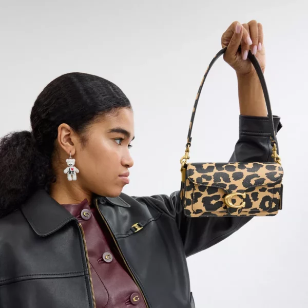 Sac épaule Tabby 20 avec imprimé léopard – Image 7