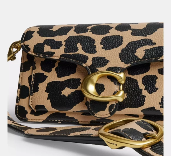 Sac épaule Tabby 20 avec imprimé léopard – Image 8