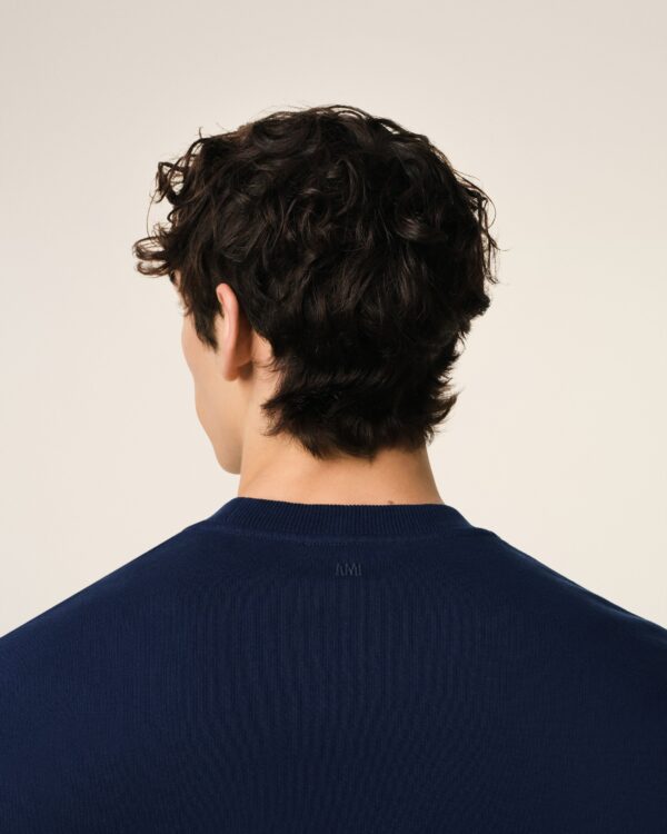 Sweatshirt Bleu Marine Ami de Coeur En Coton – Image 7
