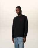 Sweatshirt Noir Ami de Coeur En Coton