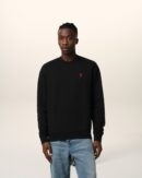 Sweatshirt Noir Ami de Coeur En Coton