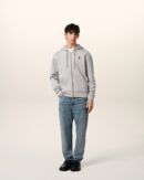 Hoodie Gris Zippé Ami de Coeur En Coton