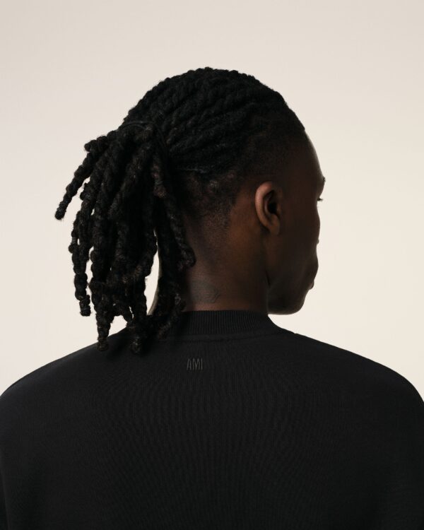 Sweatshirt Noir Ami de Coeur En Coton – Image 7