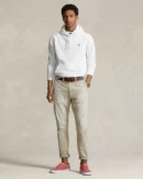 Le sweat à capuche RL en molleton - Blanc