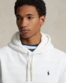 Le sweat à capuche RL en molleton - Blanc