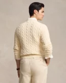 Pull en coton torsadé - Crème Andover