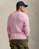 Pull en coton torsadé - Rose Carmel