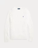 Pull en coton torsadé - Blanc