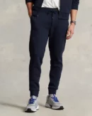 Pantalon de jogging jersey double - Marine Aviateur