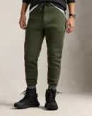 Pantalon de jogging jersey double - Chiné alpin