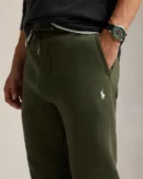 Pantalon de jogging jersey double - Chiné alpin