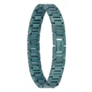 Bracelet Metropole "L" en Acier Vert - 2040420, Longueur ajustable de 13 cm à 19 cm Vert