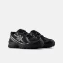 740 chaussures Noir avec argent métallisé