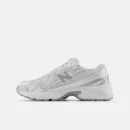 740 chaussures Blanc avec Argent Métallisé