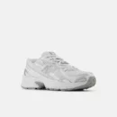 740 chaussures Blanc avec Argent Métallisé