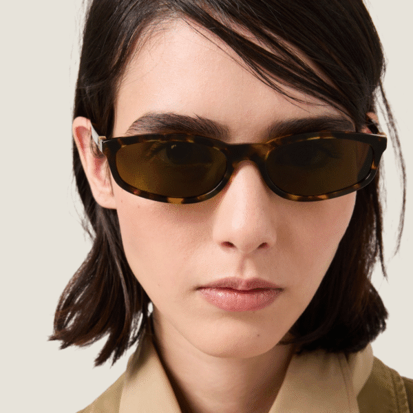 Lunettes de soleil Miu Regard - Verres vert plomb – Image 6