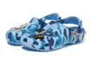 BAPE X CROCS-BLEU
