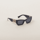 Lunettes de soleil Miu Glimpse - Gris ardoise