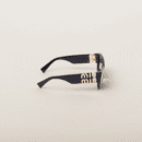 Lunettes de soleil Miu Glimpse - Gris ardoise