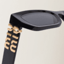 Lunettes de soleil Miu Glimpse - Gris ardoise