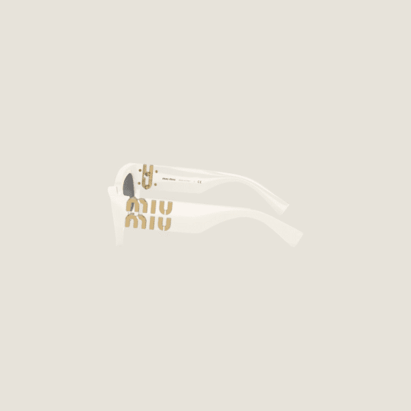 Lunettes de soleil Miu Glimpse - Gris ardoise – Image 4